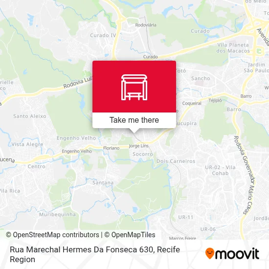 Rua Marechal Hermes Da Fonseca 630 map