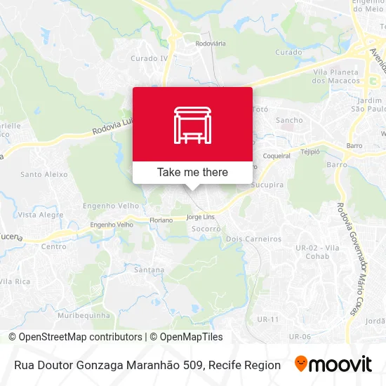 Rua Doutor Gonzaga Maranhão 509 map