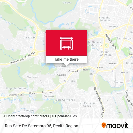 Rua Sete De Setembro 95 map