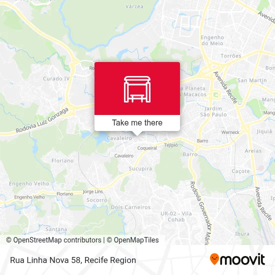 Rua Linha Nova 58 map
