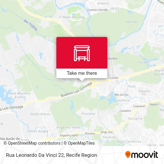 Rua Leonardo Da Vinci 22 map