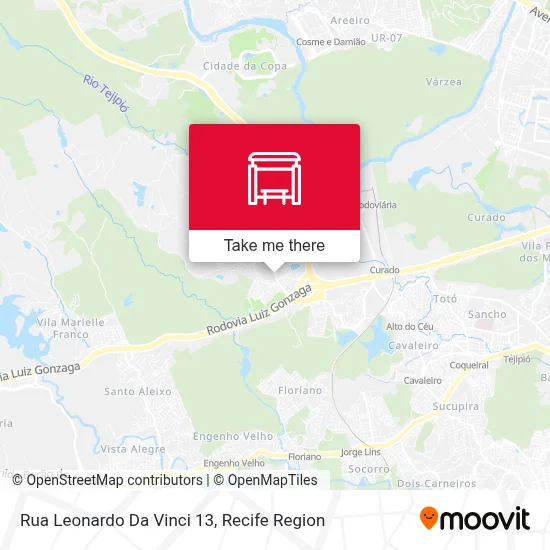 Rua Leonardo Da Vinci 13 map