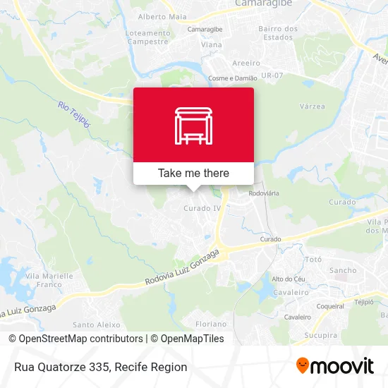Rua Quatorze 335 map