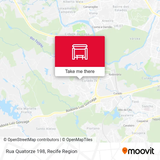 Rua Quatorze 198 map