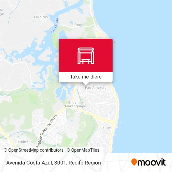 Avenida Costa Azul, 3001 map