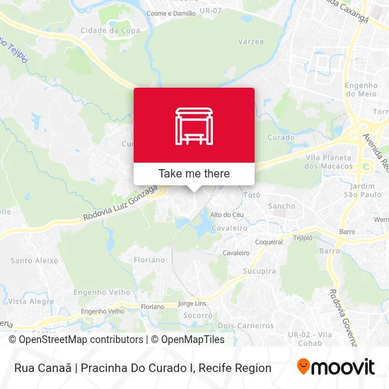 Rua Canaã | Pracinha Do Curado I map