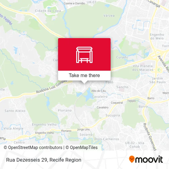 Rua Dezesseis 29 map