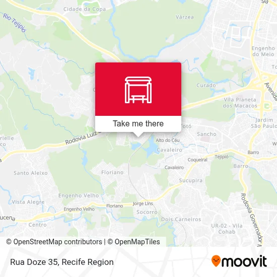 Rua Doze 35 map