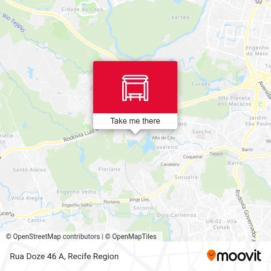 Rua Doze 46 A map