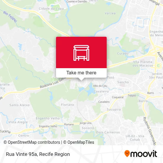 Rua Vinte 95a map