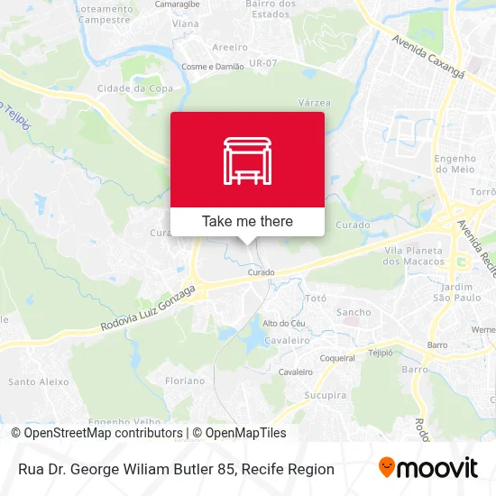 Rua Dr. George Wiliam Butler 85 map