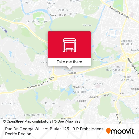 Rua Dr. George William Butler 125 | B.R Embalagens map