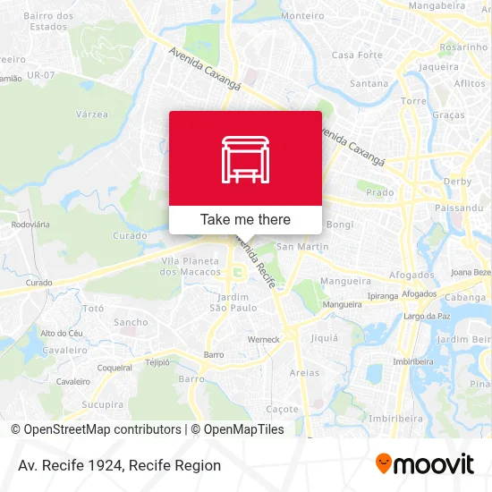 Av. Recife 1924 map