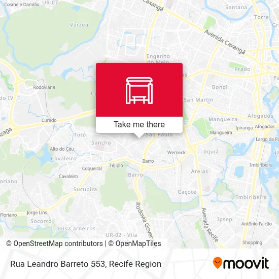 Rua Leandro Barreto 553 map