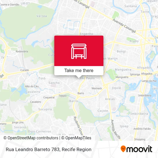 Rua Leandro Barreto 783 map