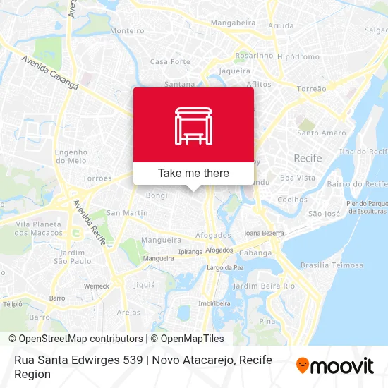 Rua Santa Edwirges 539 | Novo Atacarejo map