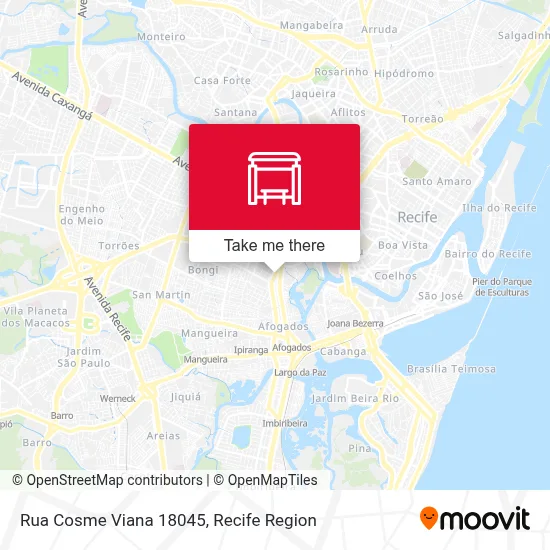 Rua Cosme Viana 18045 map