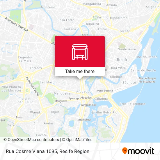 Rua Cosme Viana 1095 map