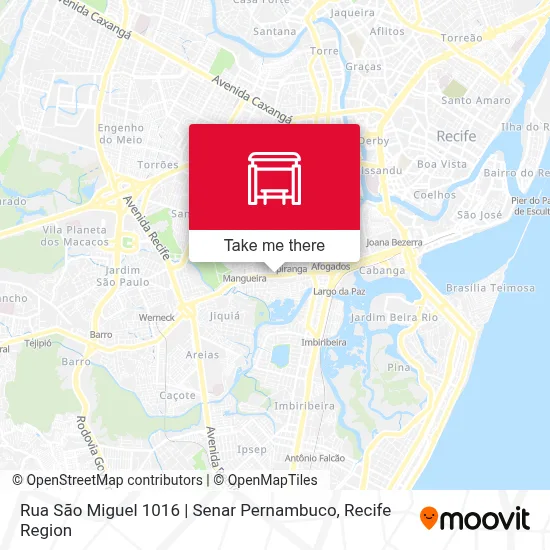 Rua São Miguel 1016 | Senar Pernambuco map