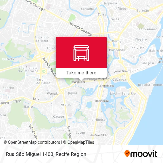 Rua São Miguel 1403 map