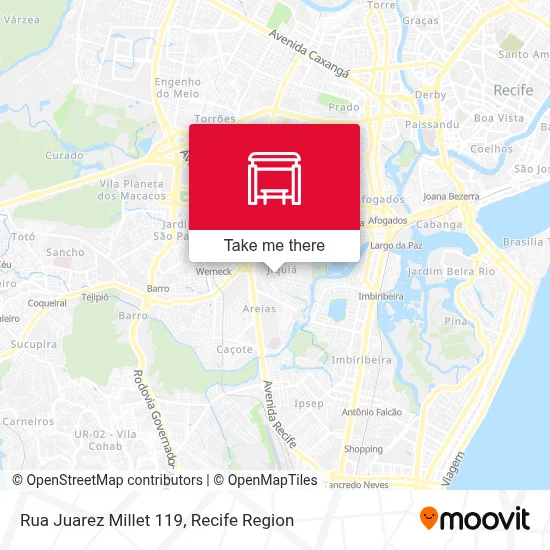 Rua Juarez Millet 119 map