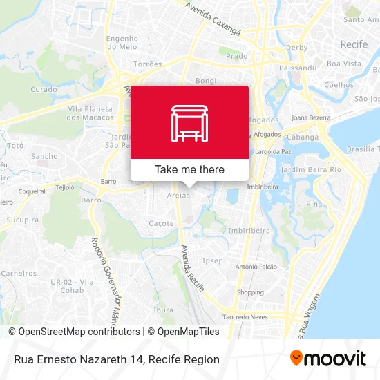 Rua Ernesto Nazareth 14 map