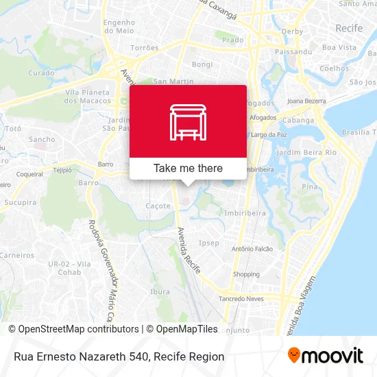 Rua Ernesto Nazareth 540 map