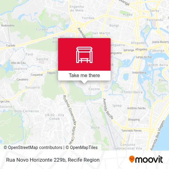 Rua Novo Horizonte 229b map