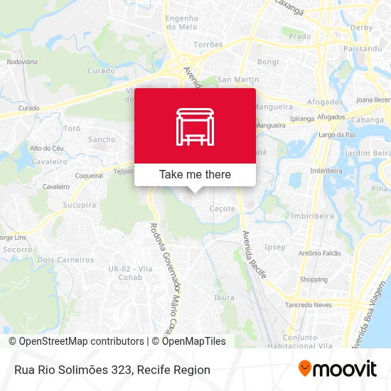 Rua Rio Solimões 323 map