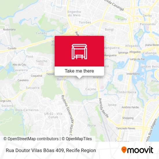 Rua Doutor Vilas Bôas 409 map