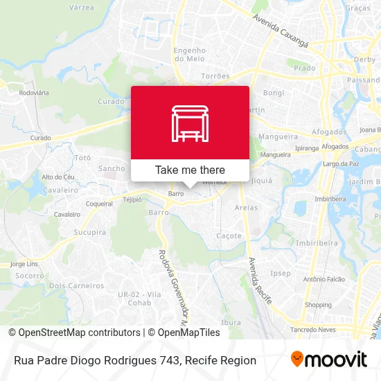 Rua Padre Diogo Rodrigues 743 map