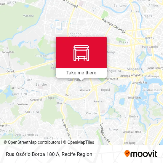 Rua Osório Borba 180 A map