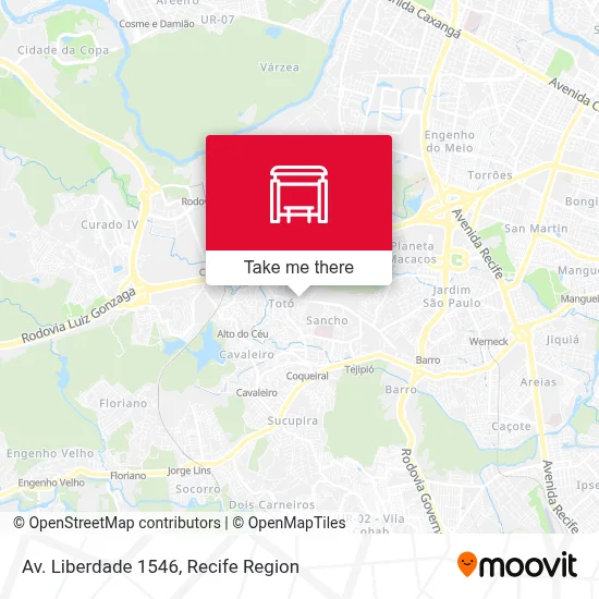 Av. Liberdade 1546 map