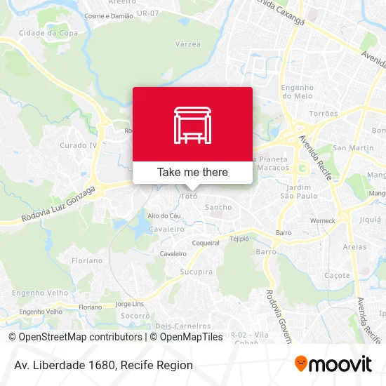 Av. Liberdade 1680 map