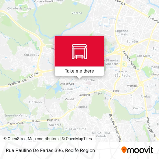 Rua Paulino De Farias 396 map