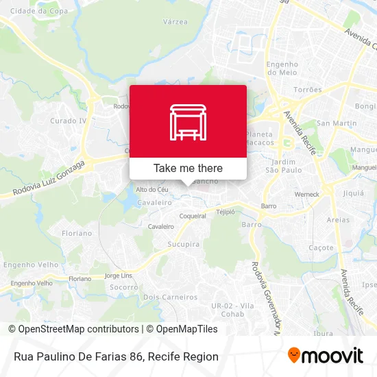 Rua Paulino De Farias 86 map