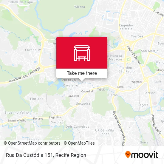 Rua Da Custódia 151 map