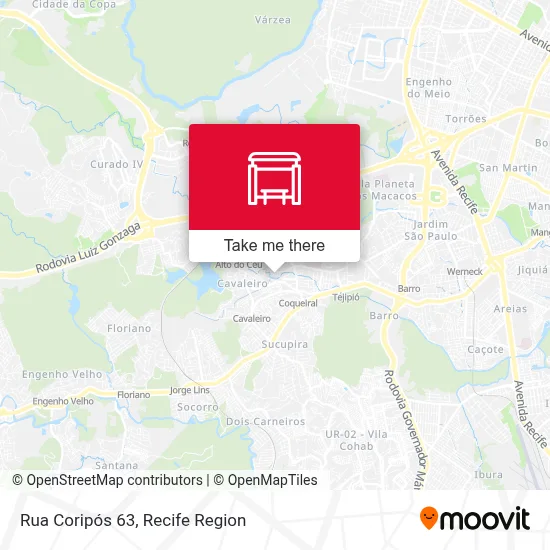 Rua Coripós 63 map