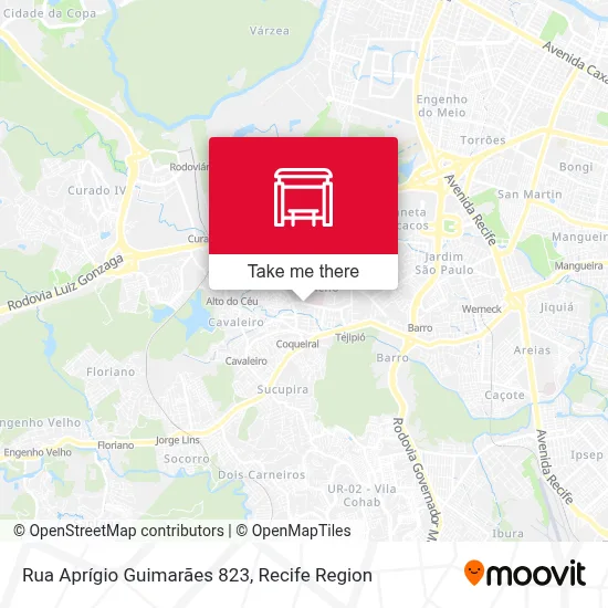 Rua Aprígio Guimarães 823 map