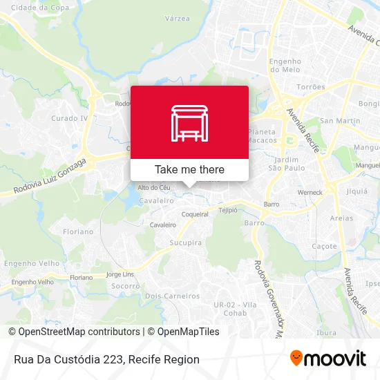 Rua Da Custódia 223 map
