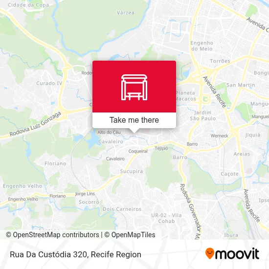 Rua Da Custódia 320 map