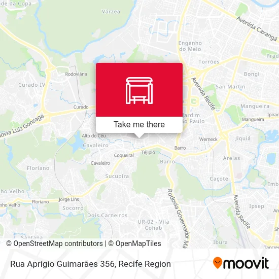 Rua Aprígio Guimarães 356 map