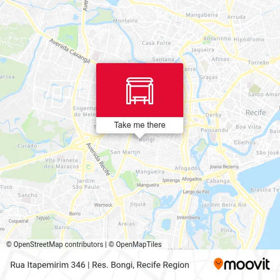 Rua Itapemirim 346 | Res. Bongi map