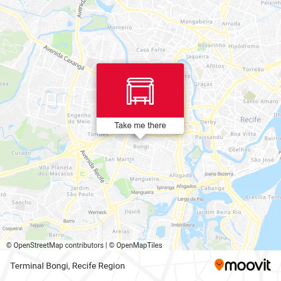 Terminal Bongi map