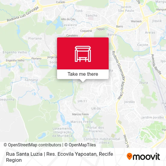 Rua Santa Luzia | Res. Ecovila Yapoatan map