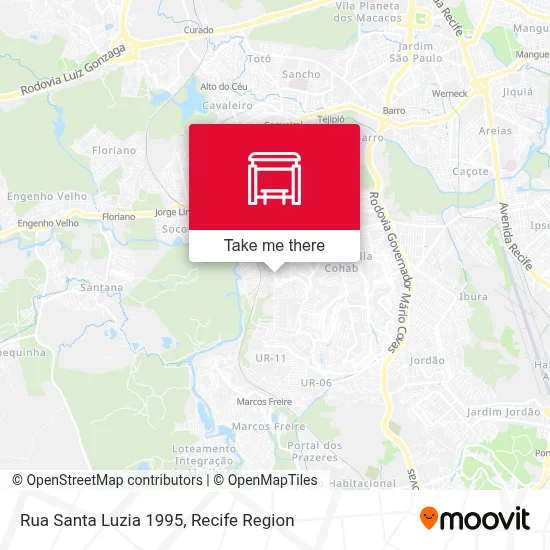 Rua Santa Luzia 1995 map