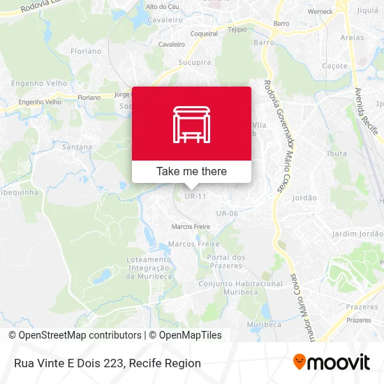 Rua Vinte E Dois 223 map