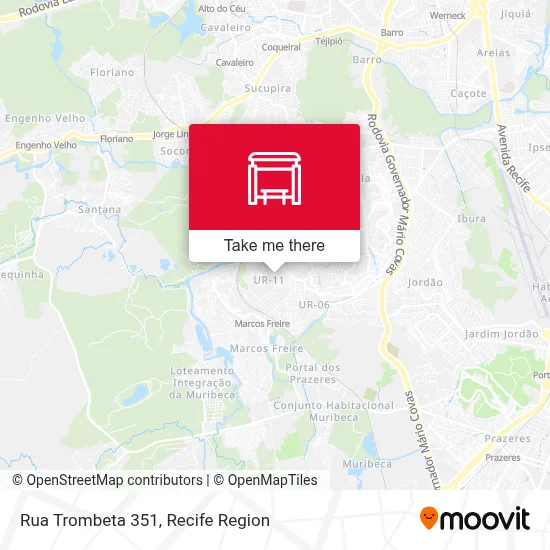 Rua Trombeta 351 map