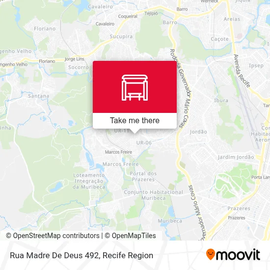 Rua Madre De Deus 492 map