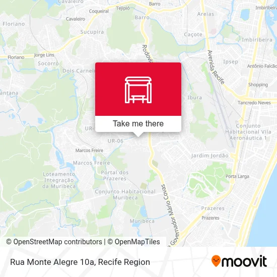 Rua Monte Alegre 10a map